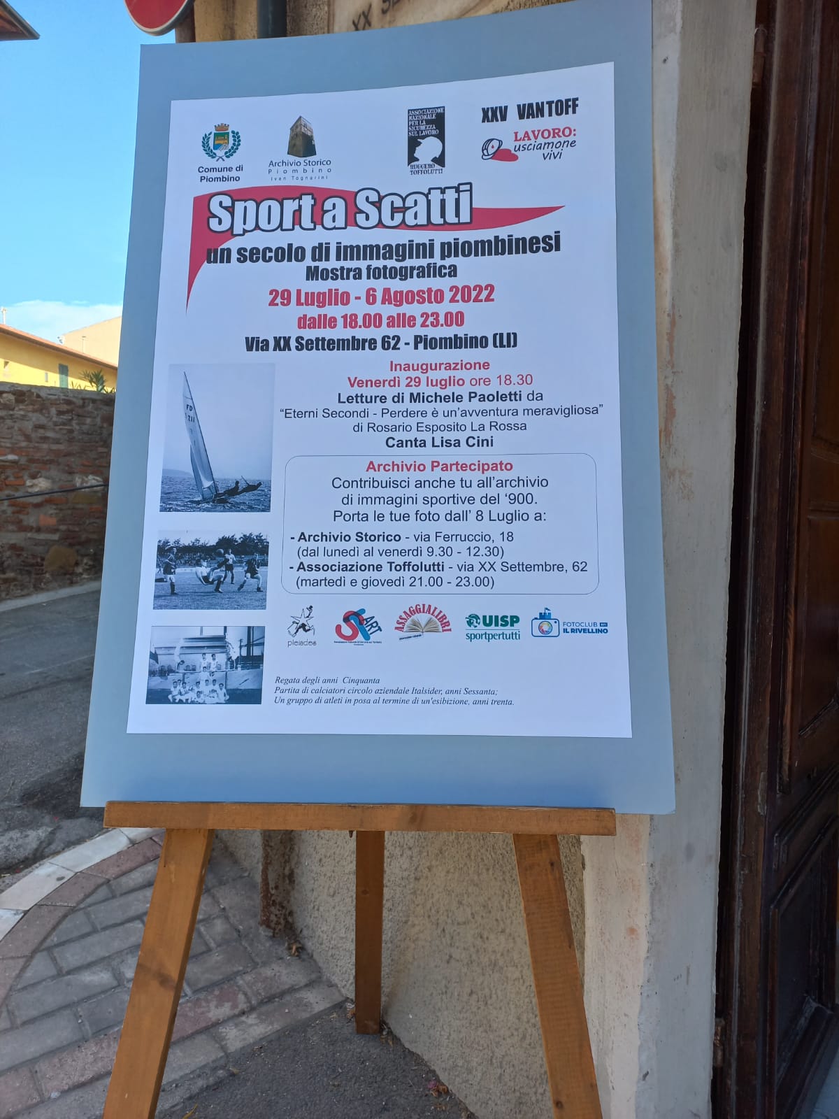 Prosegue per tutto Agosto la Mostra Sport a Scatti presso la nostra sede