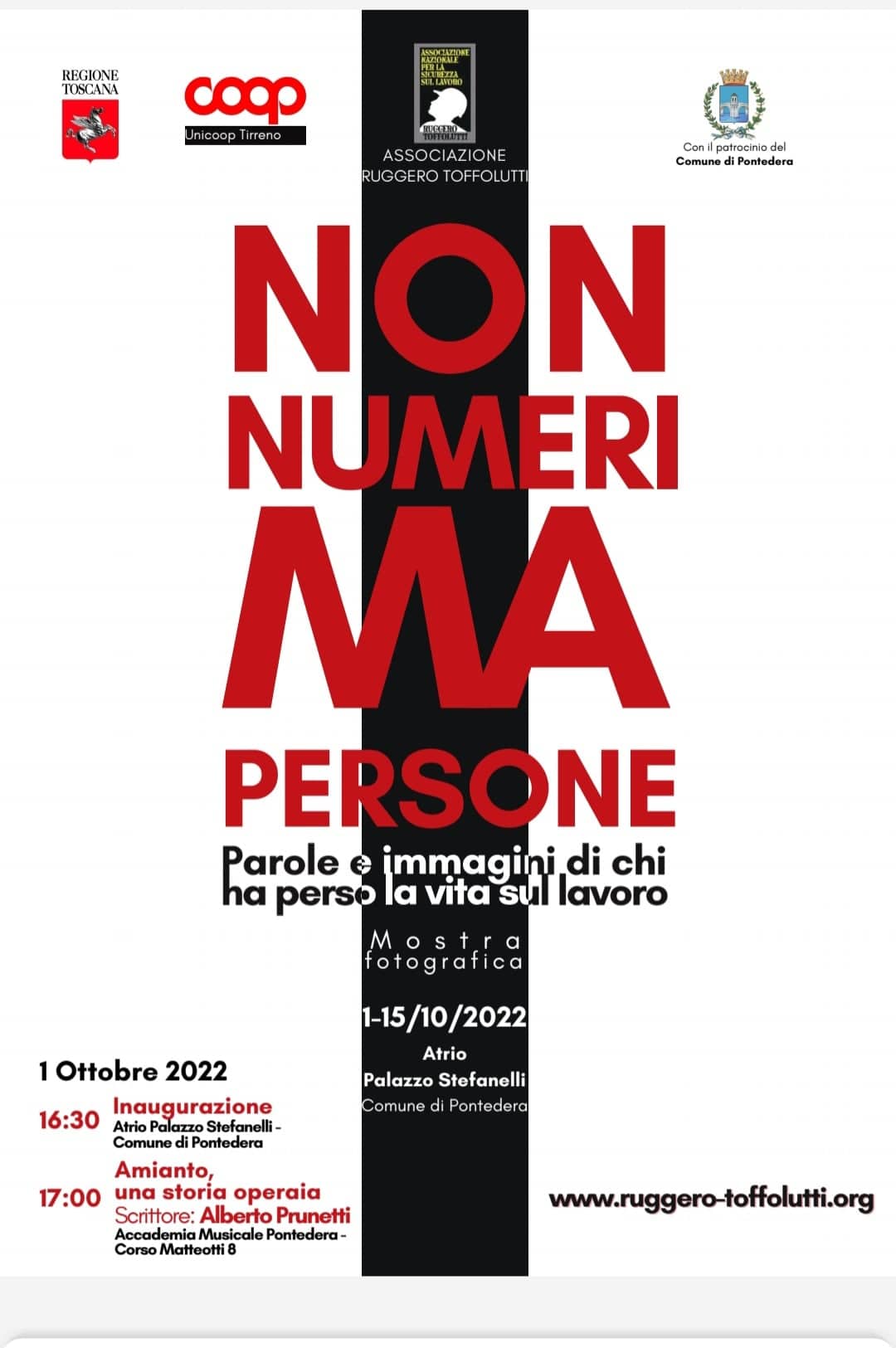 Non numeri ma persone – Installazione n. 89