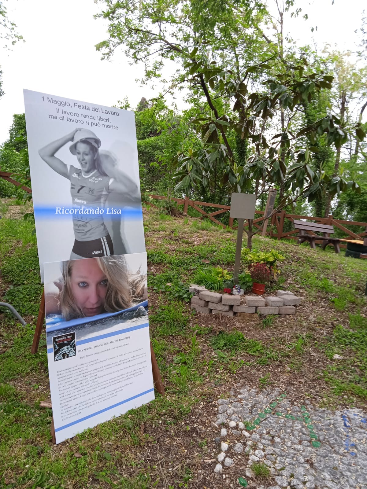 Primo Maggio: nel Parco di Morettoni a Rodano per ricordare Lisa Picozzi, giovane ingegnere morta sul lavoro.